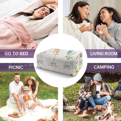Unisex Inspirational Throw Blanket