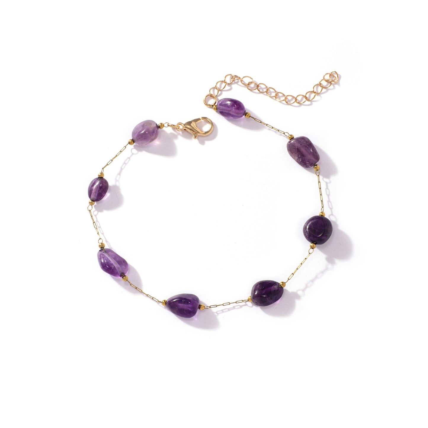 Amethyst Gemstone Bracelet Acalora