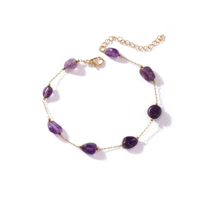 Amethyst Gemstone Bracelet Acalora