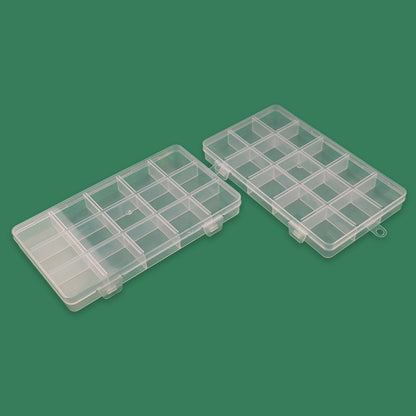 Multi-Compartment Organizer with Clear Lid Acalora