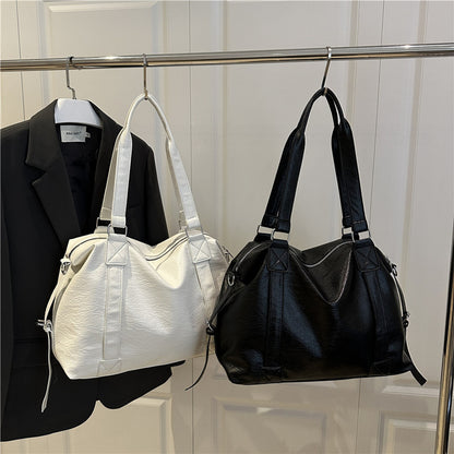 Luxurious Faux Leather Travel Tote Bag Acalora