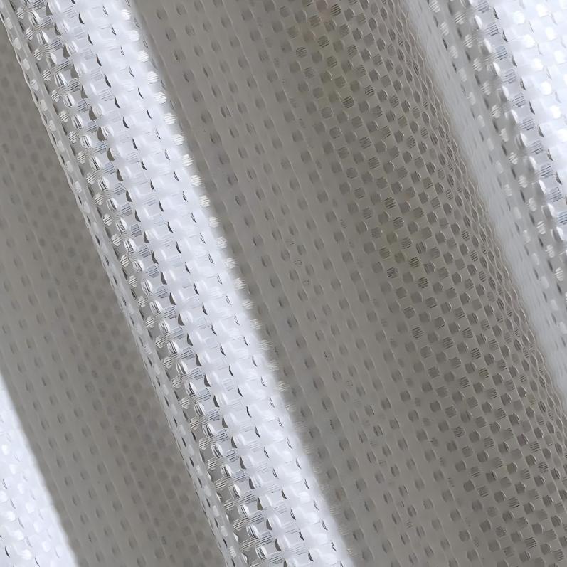 Textured Waffle Shower Curtain