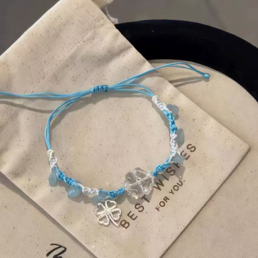 Adjustable Crystal Charm Bracelet Acalora