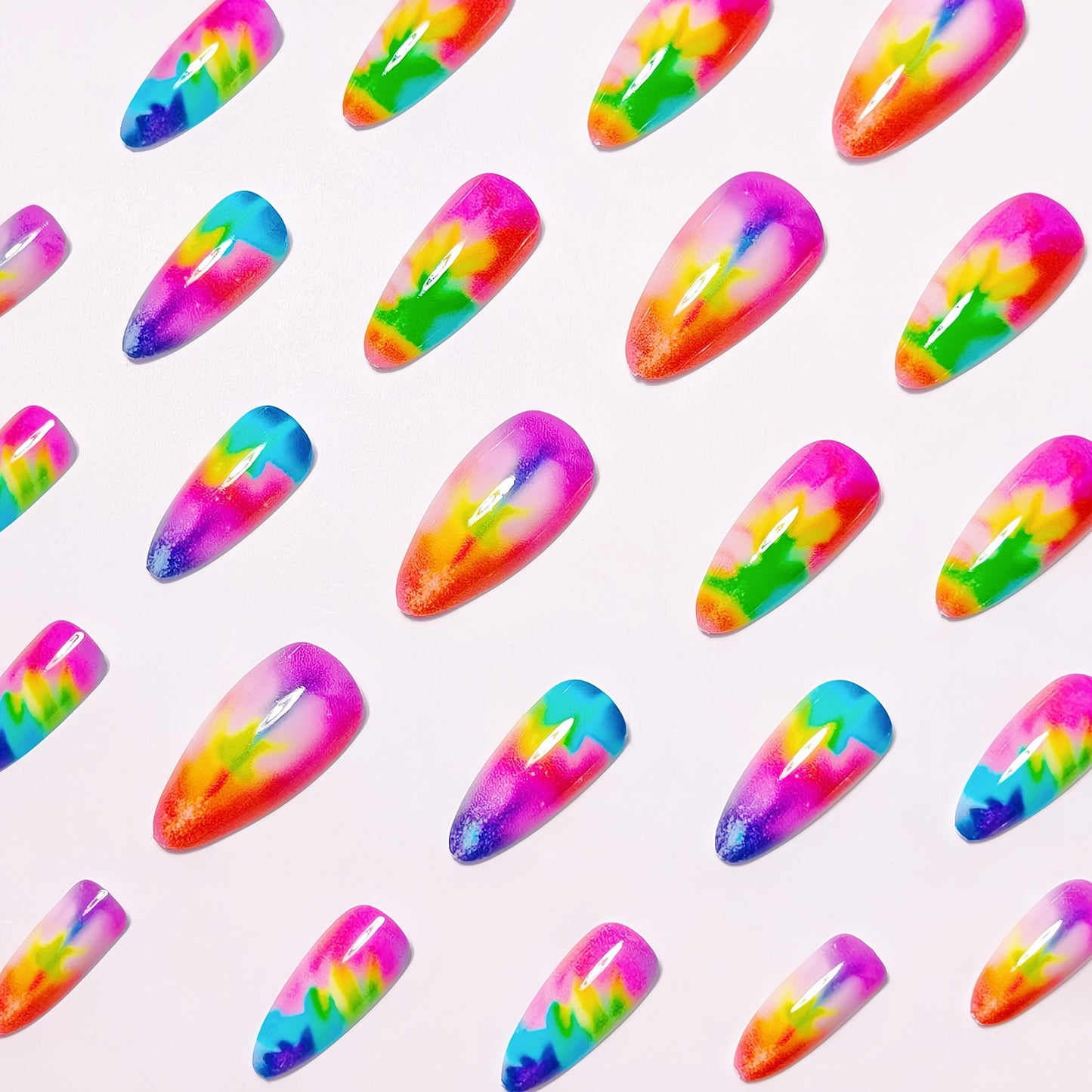 Abstract Swirl Nail Art Acalora