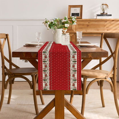 Elegant Floral Embellished Table Runner