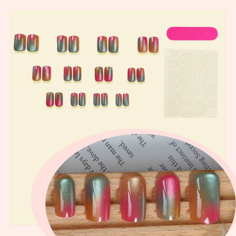 Gradient Press-On Nail Set Acalora