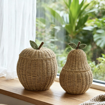 Playful storage basket in wave design Acalora