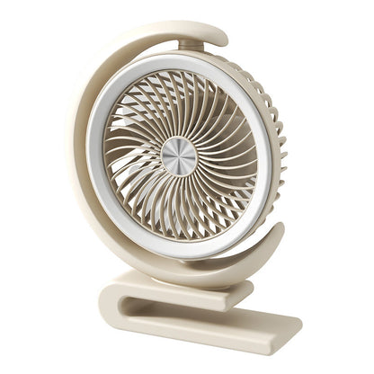 Unisex adjustable 360-degree oscillating desk fan Brehn