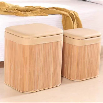 Multifunctional Stool Made of Natural Material Acalora