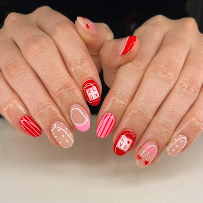 Festive Nail Art Design Acalora