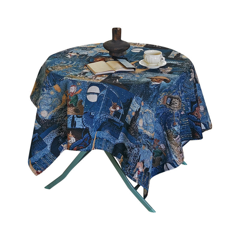 Elegant Floral Table Cover