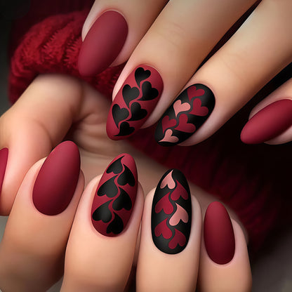 Heart Pattern Nail Art Kit Acalora