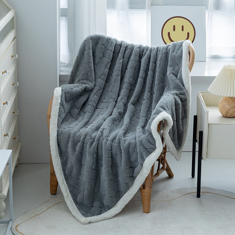 Unisex Plush Throw Blanket