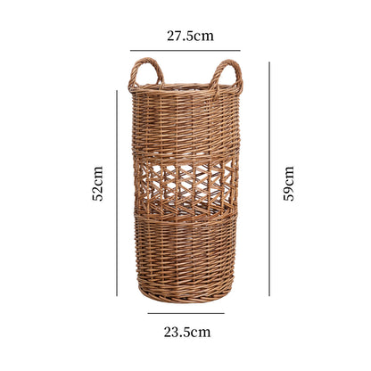 Handcrafted willow basket with cotton lining Acalora