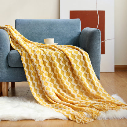 Cozy Textured Throw Blanket