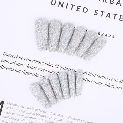 High-quality artificial nails with glitter effects Acalora