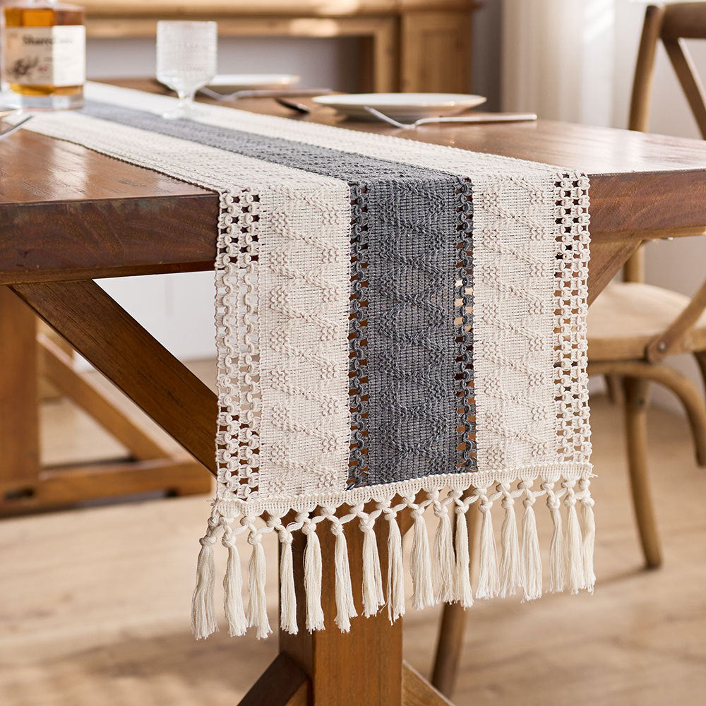 Elegant Macramé Table Runner