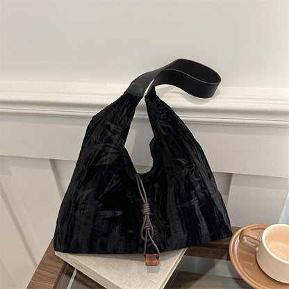 Versatile Velvet Shoulder Bag Acalora