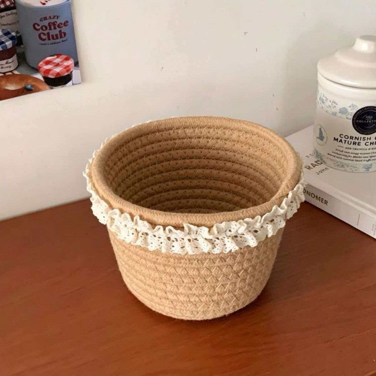 Handcrafted storage basket Acalora