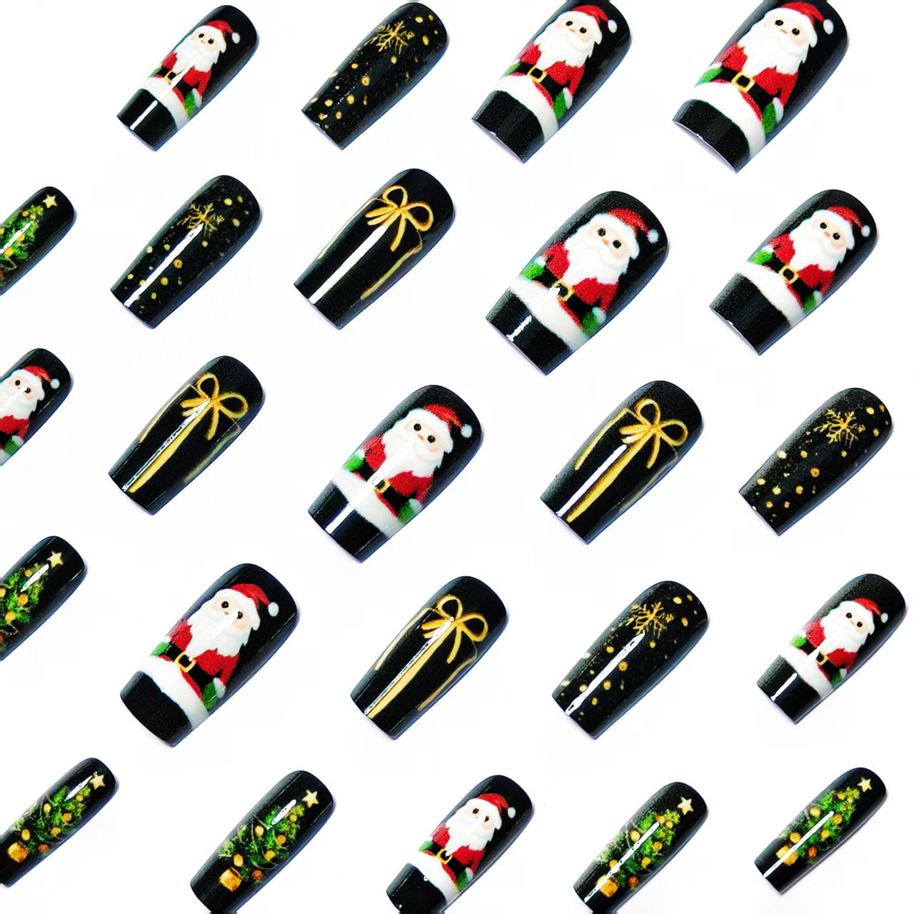 Holiday-Themed 3D Decorative Nail Art Acalora