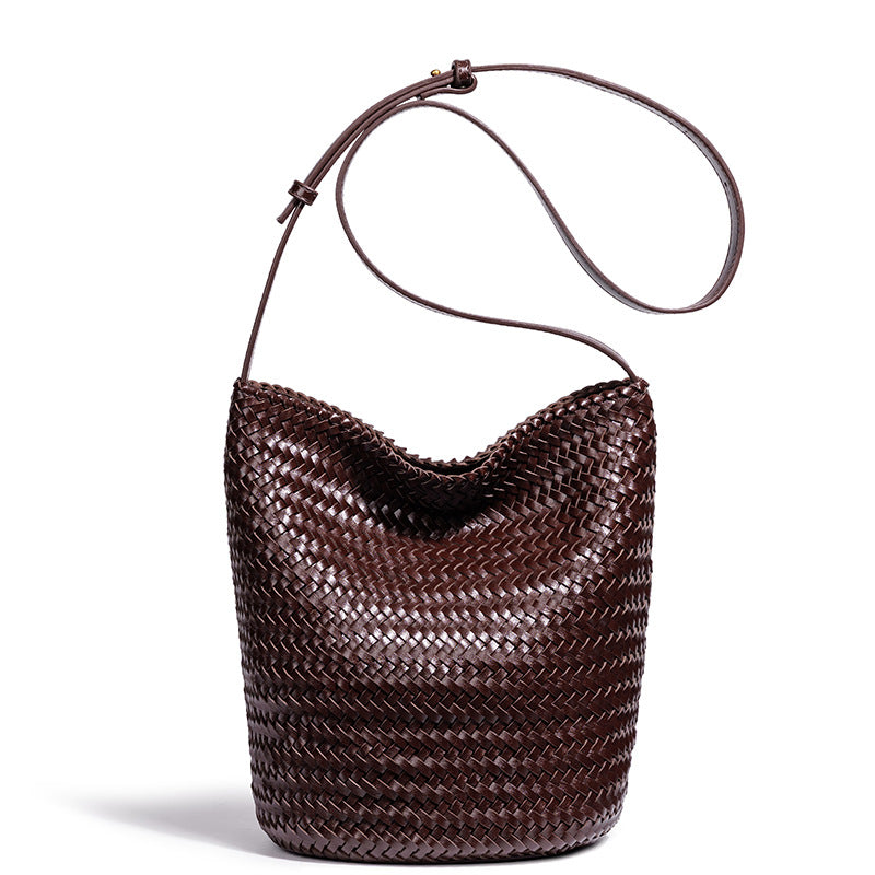 Handcrafted Woven Bucket Bag Acalora