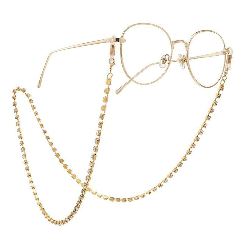 Sparkling Rhinestone Eyewear Chain Acalora