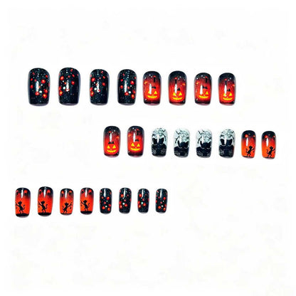 Halloween-Inspired Decorative Nail Art Acalora