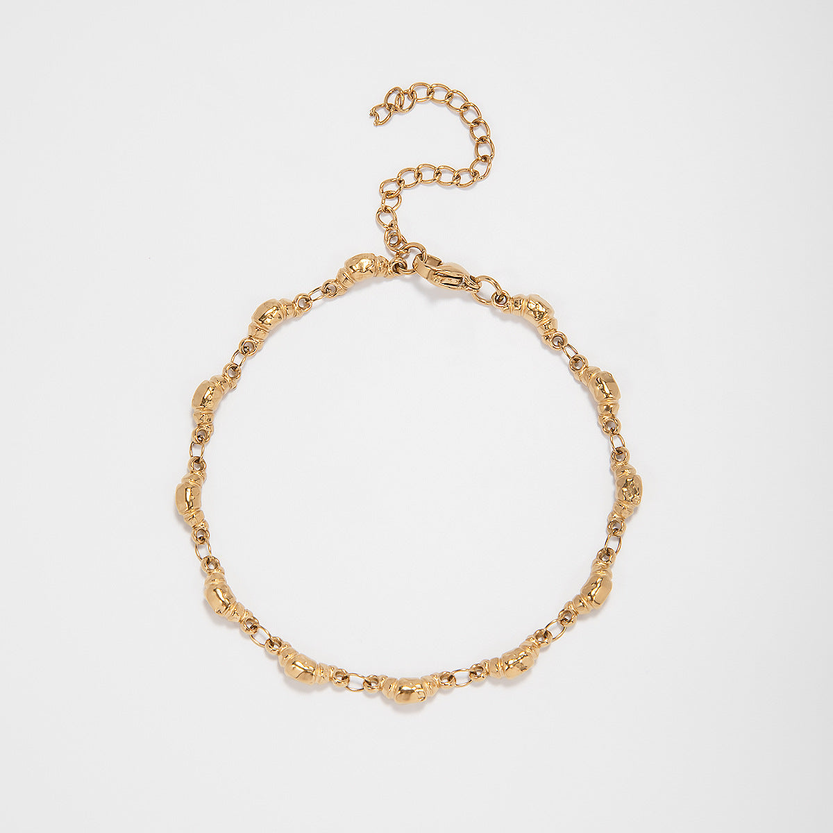 Intricate Textured Chain Bracelet Acalora