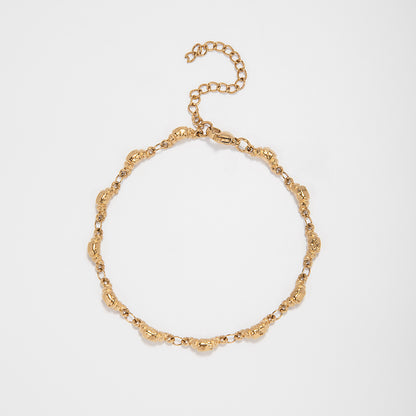 Intricate Textured Chain Bracelet Acalora