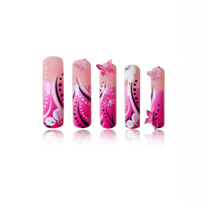 Artistic Butterfly Nail Art Acalora