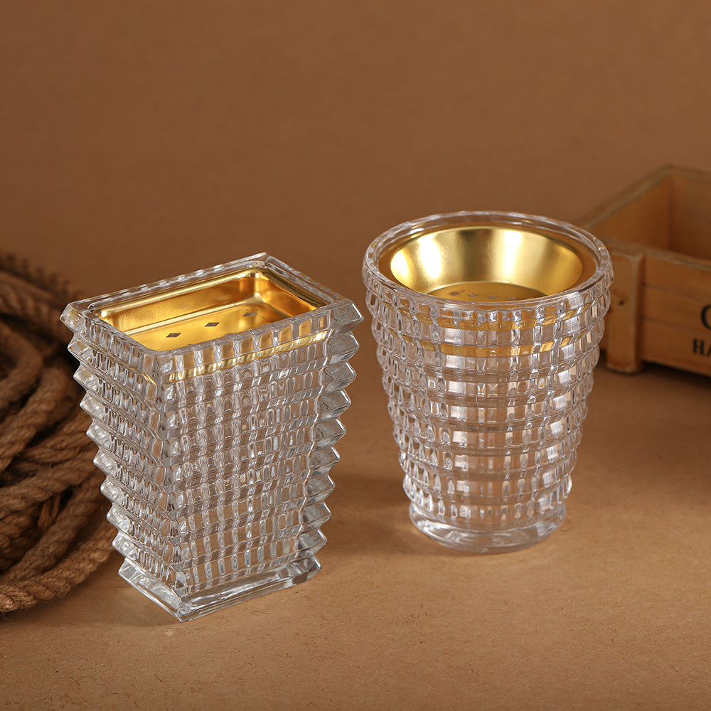 Perforated Removable Inner-Cup Toothbrush & Cosmetic Brush Holder Acalora