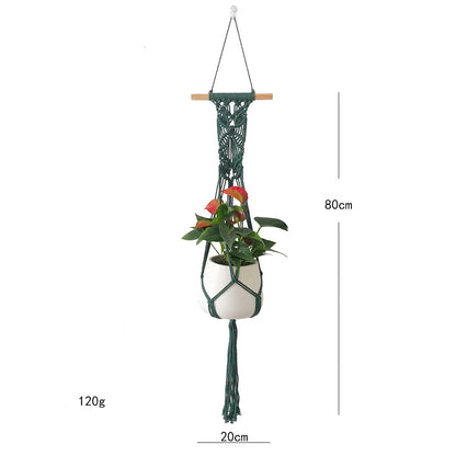 Macrame flower holder with elegant design