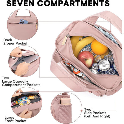 Quilted Multi-Pocket Handbag Acalora