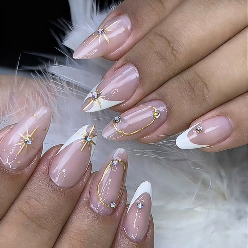 Elegant Decorative Press-On Nail Art Set Acalora