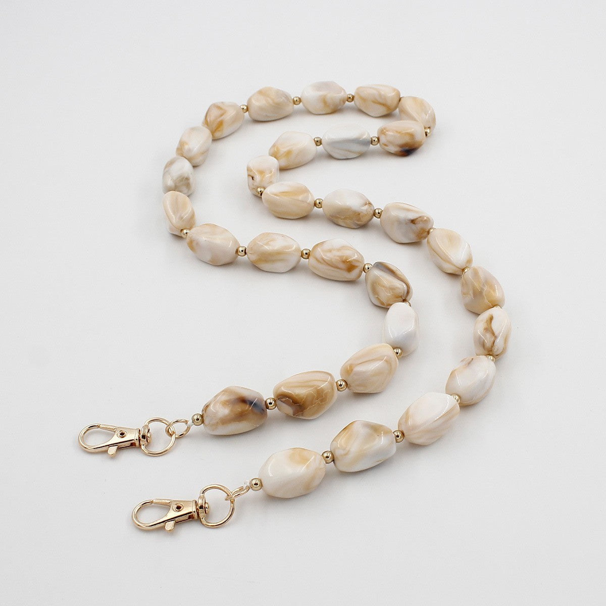 Elegant Beaded Eyewear Chain Acalora