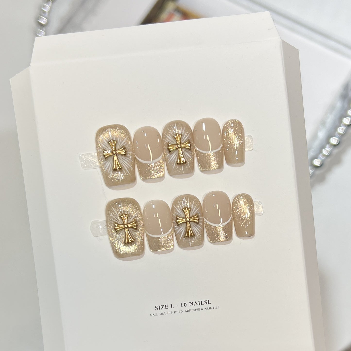 Elegant Adhesive Nail Art Set Acalora