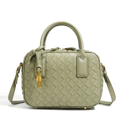 Textured Leather Boutique Handbag Acalora