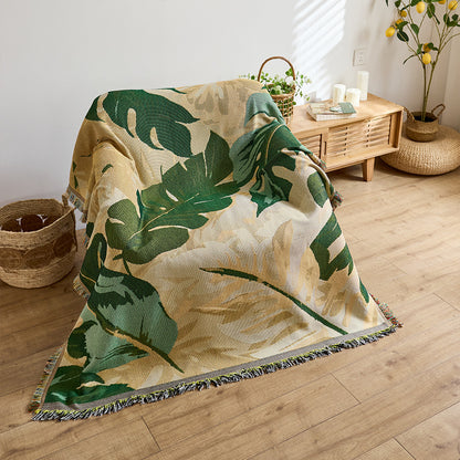 Artistic Jacquard Throw Blanket