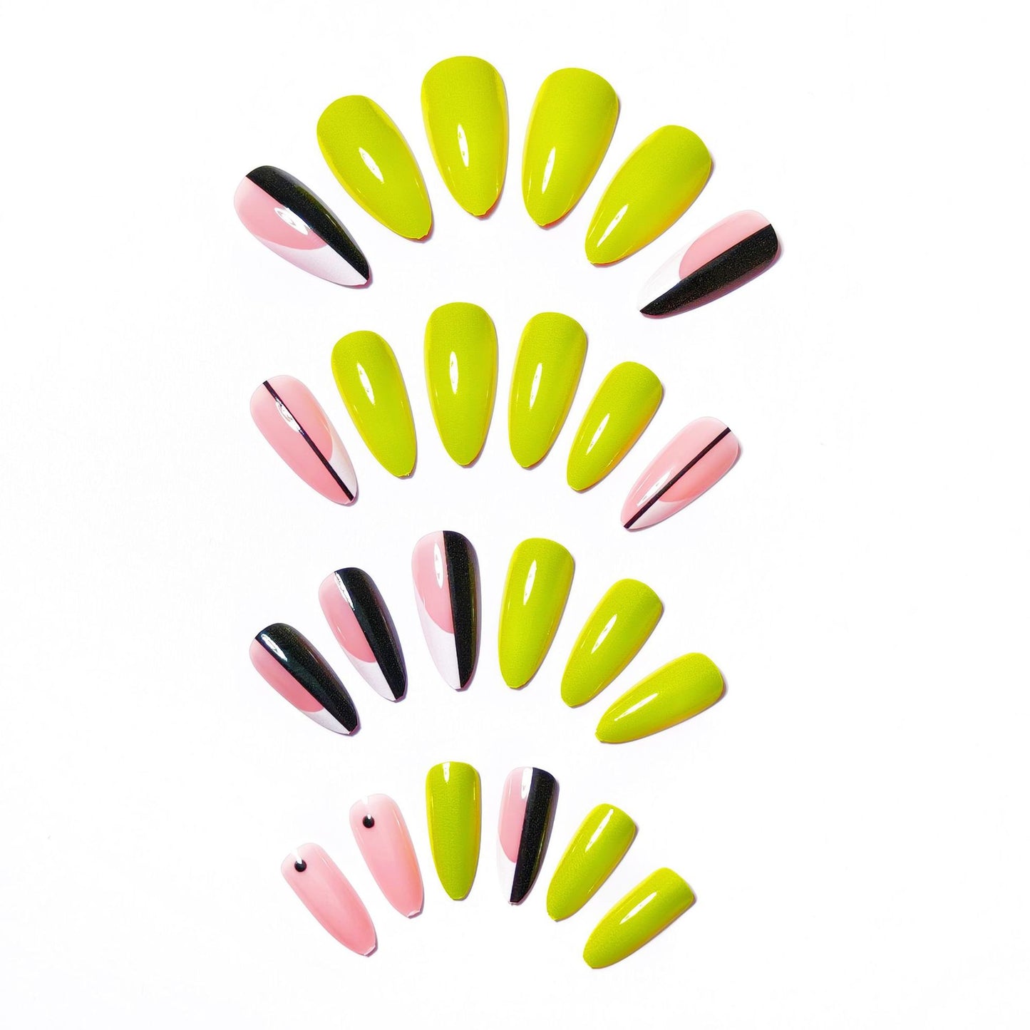 Edgy Angular Nail Art Acalora