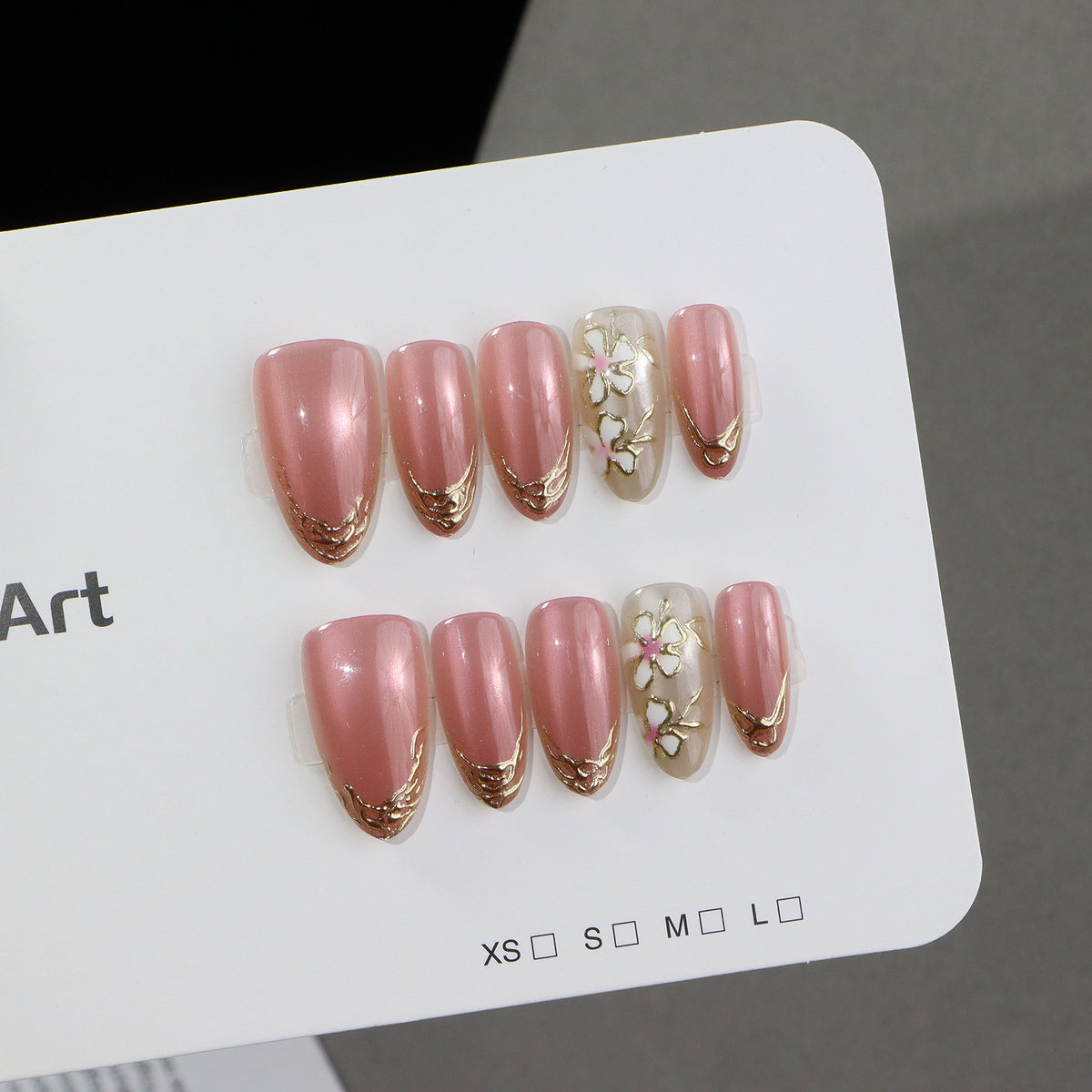 Floral Luxury Press-On Nail Set Acalora