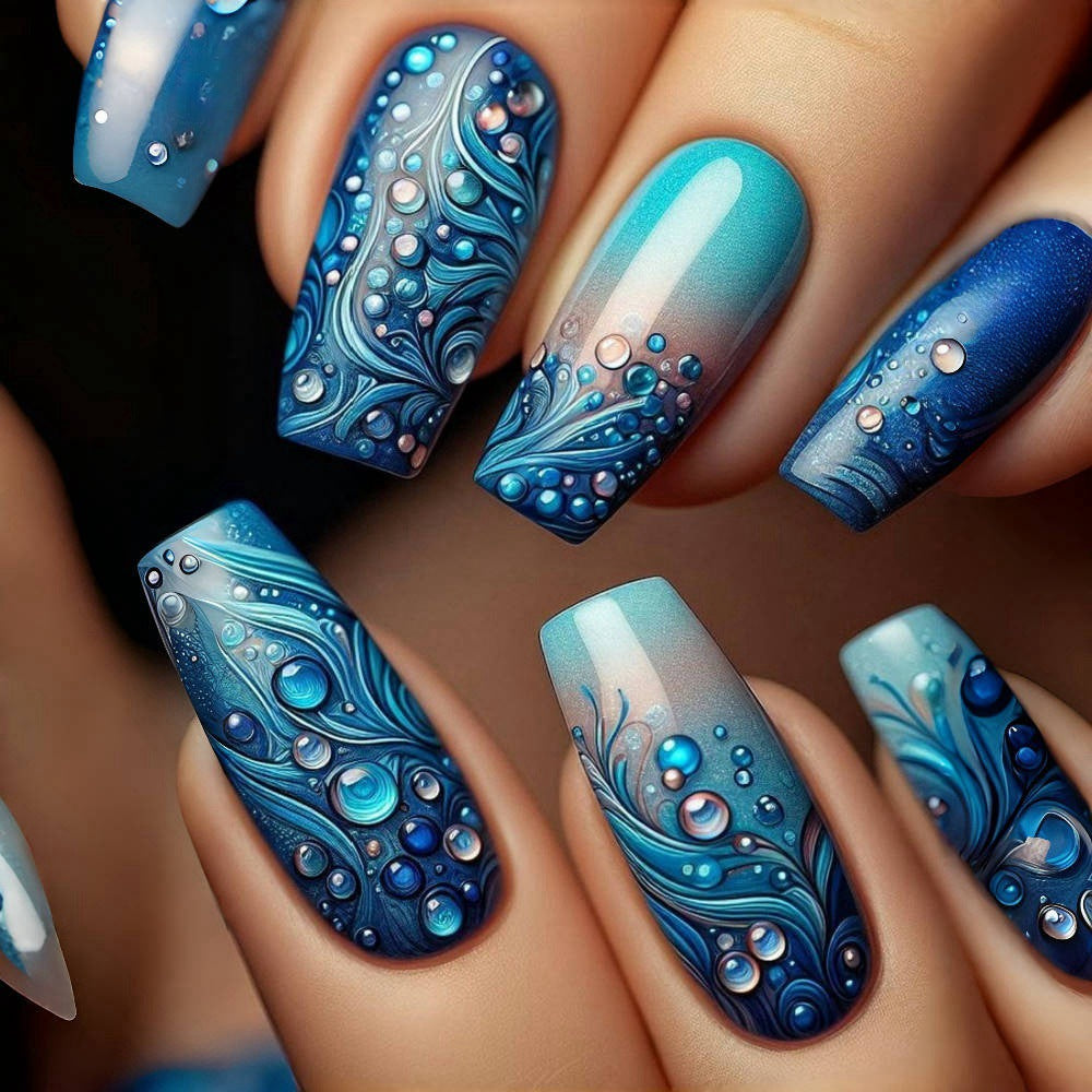 Artificial nails in elegant water design Acalora
