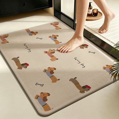 Funny Dog Character Doormat