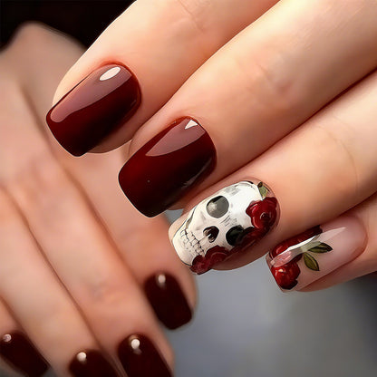Halloween Nail Art Set with Creative Designs and Sparkling Details Acalora