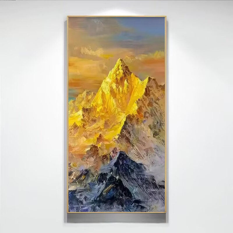 Abstract Mountain Landscape Canvas Wall Art