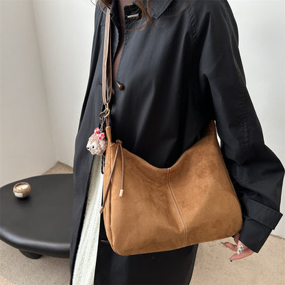 Soft Suede Hobo Handbag Acalora