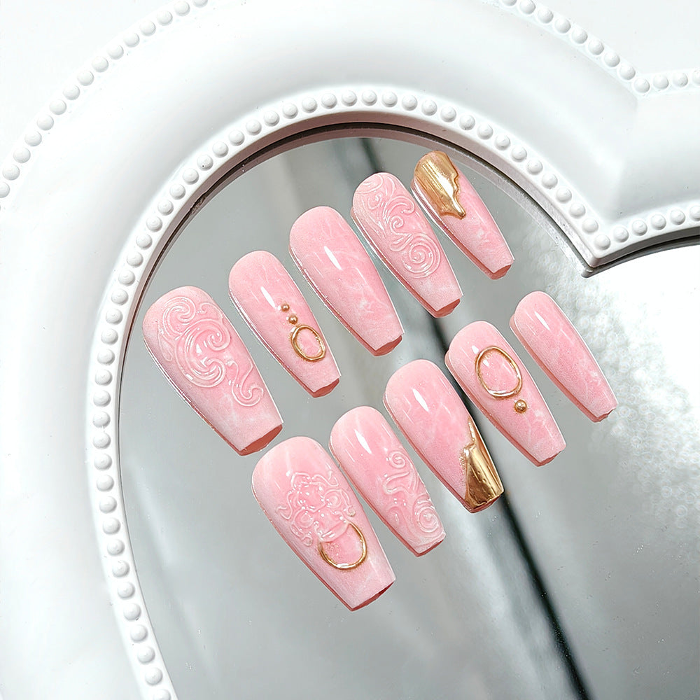 Artificial nails with elegant decorations Acalora