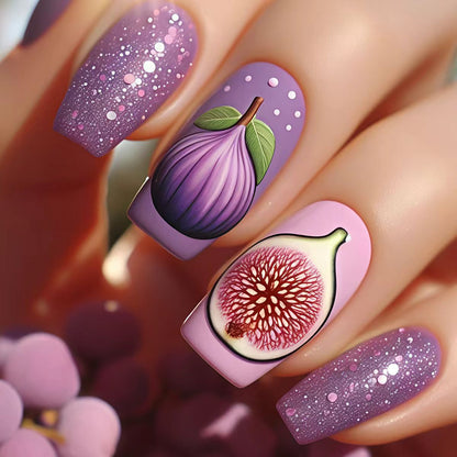 Artistic Fruit-Inspired Nail Art Acalora