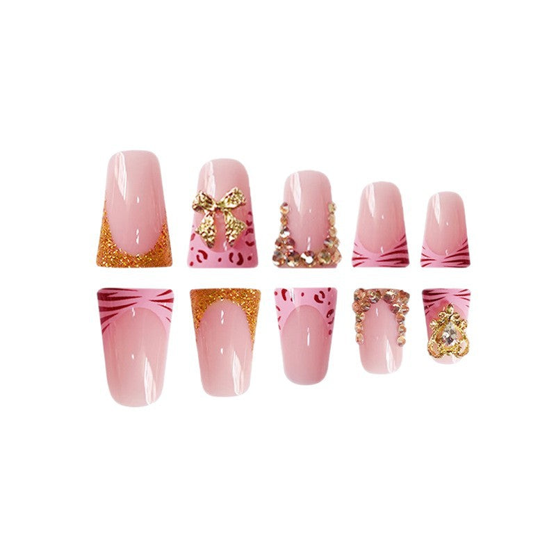 Floral Design Press-On Nails Acalora