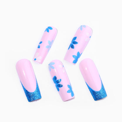 Glamorous Artistic Press-On Nails Acalora