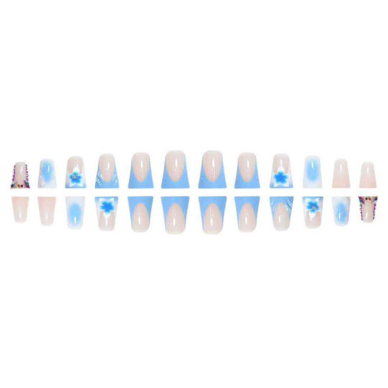 Artistic Long Press-On Nail Extensions Acalora